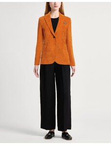 Blazer Donna Cotone Lino - Giacca Elegante Tre Quarti Ufficio Casual Retrò