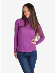 Maglione Donna Collo Alto Con Bottoni - Felpa Elegante Asimmetrica, Autunno/Inverno - Foto 3