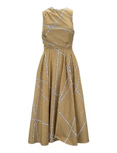 Solovedress Abito da damigella d'onore in chiffon lungo da sera