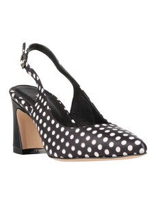 4 pz 2 colori a pois fiocco clip per scarpe in bianco e nero a