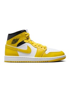 Air Jordan 1 Mid "Vivid Sulfur" Wmns - Donne - Scarpe Jordan - Blanc - BQ6472-170