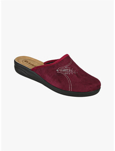InBlu BJ00110 Blu Pantofole Donna tessuto fantasia fiore - Vitiello Calzature