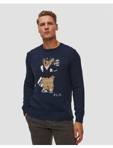 Polo Ralph Lauren Maglione Teddy Bear con ricamo Di colore blu