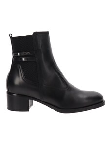 Bottines Femme En Cuir De Veau Noir ACG - Pointure 39 - Talon Bas - Neuf Avec Boîte