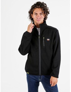 BE BOARD Felpa Zip Lunga Uomo Micropile Full Zip 9826 Colore Nero