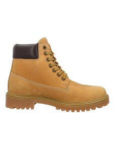 Stivaletti Lumberjack SMF3201 In Nabuk Giallo - Scarponcini Uomo In Pelle, Suola EVA, Made In Italy