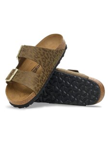 Birkenstock Sandali Arizona Leo Khaki Donna