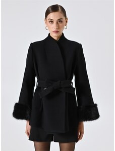 Cappotto Donna Rinascimento Nero - Modello Elegante E Moderno | Codice CFC0125810003