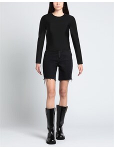 JADEA Maglia Cashmere Donna Manica Lunga, Scollo A Barca E Collo Alto, Nero, Taglia S (38-40)