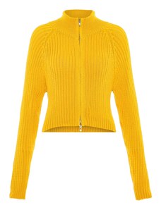 Maglione Lavorato A Maglia Con Collo Alto - Antracite - Donna