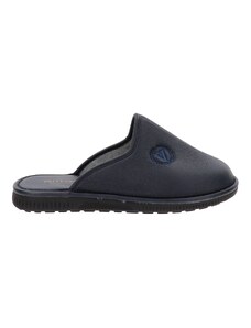 Valleverde Pantofole Uomo 21811 – Pelle, Colore Blu, Taglia 41 EU, Suola Piatta, Slip-on