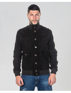 Garderobe Giacca in pelle da uomo in stile aviatore A2, giacca