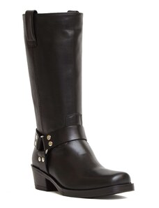 SORELLE PEREGO Mocassino in pelle color fango con tacco 30mm con