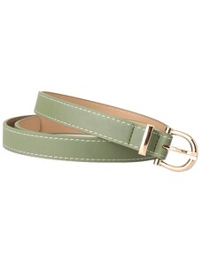 ORCIANI Cintura Uomo Nobuckle in Suede Verde Militare | NB0002 | Botta & B Abbigliamento