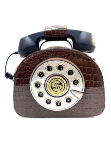 Borsa zaino Virginia Clock con orologio funzionante con tracolla