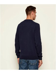 Brave Soul Maglione natalizio con collo alto blu navy