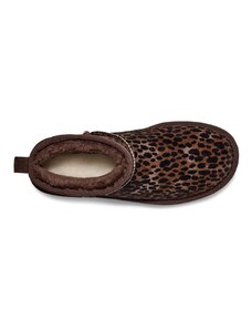 UGG Classic ultra mini caspian burnt cedar leopardo