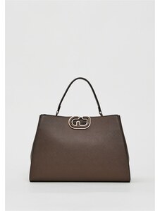 GAELLE PARIS Borsa a bauletto con logo charm e nappina Colore