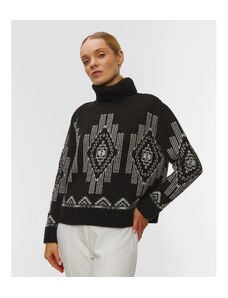 SHU-SHI Poncho Coprispalle Leggero In Maglia Per Donna - Trasformabile Con Volant, Colore Marrone, Taglia Unica, Stile Boho Chic