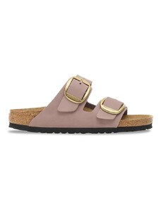 Birkenstock infradito in nubuck Arizona Big Buckle donna colore violetto 1030528
