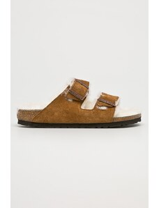 Birkenstock pantofole in camoscio Arizona colore marrone