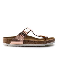 Birkenstock infradito in pelle Gizeh donna colore rosa 1005049