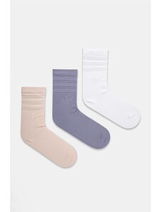 Brubaker Calzini Sportivi Retrò Slouch Per Donna - 1 Paio A Maglia Per Fitness, Yoga, Ginnastica, Aerobica E Tempo Libero - Colori: Nero, Bianco, Rosa, Blu, Grigio