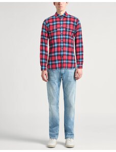 Camicia Uomo In Flanella A Quadri - Maniche Lunghe, Cotone 100%, Tasca, Vestibilità Normale, Casual