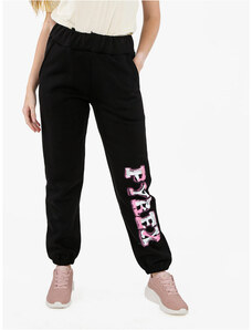 Pantaloni Jogging Donna Vita Alta - Gamba Larga, Tessuto Morbido, Ideali Per Casa, Sport E Streetwear