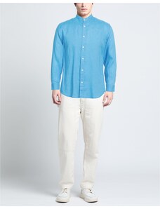 Camicia Uomo Lino Camicia Uomo In Cotone E Lino - , Bottoni, Taglie Da M A 3XL Maniche Lunghe