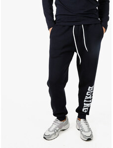 Pantaloni Jogger Uomo In Cotone - Neri, Con Tasche Con Cerniera, Per Palestra E Casual