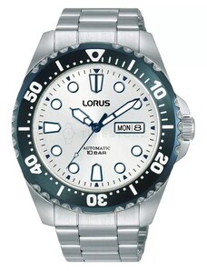 Lorus Orologio Uomo Analogico RM335JX9 - Cassa Acciaio 43mm, Cinturino Metallo, Impermeabile 10 Bar (100m)