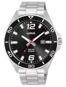 Lorus Orologio Uomo Analogico RM335JX9 - Cassa Acciaio 43mm, Cinturino Metallo, Impermeabile 10 Bar (100m)