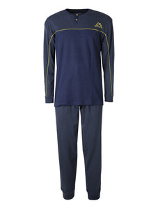 Rif.2485 Pigiama uomo sail top spalla larga e pantalone corto