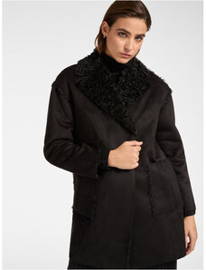 Manteau Femme Elena Mirò épineux Blanc/noir - Longueur 107 Cm - Laine Et Mohair - Neuf Avec étiquettes