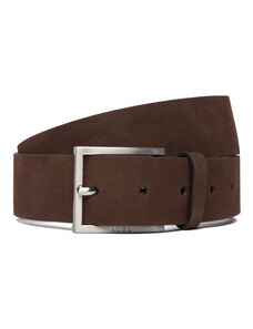 BOSS - Cintura Reversibile In Pelle Italiana Con Fibbie Con Placchetta E Ad Ardiglione - Nero - Foto 9