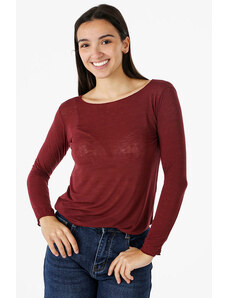 s.Oliver Magliette a Maniche Lunghe T-Shirt Lunga, Braun 8469, 44 Donna