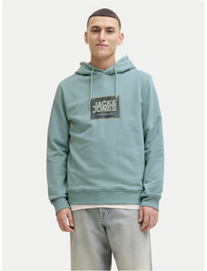 JACK & JONES Felpa Con Cappuccio Uomo – Morbida Interna Spazzolata, Stampa Pigmentata, Taglio Normale