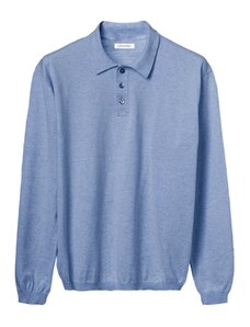 Lanaioli Cashmere Polo Uomo Maniche Lunghe 100% Cotone ELS