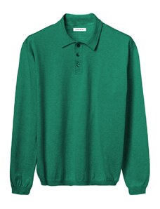 Lanaioli Cashmere Polo Uomo Maniche Lunghe 100% Cotone ELS