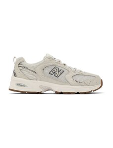 New Balance Uomo 530 in Grigio/Bianco/Nero, Sintetica, Taglia 38
