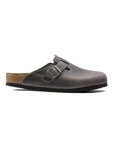 Birkenstock Boston ciabatte slide mules da uomo in pelle