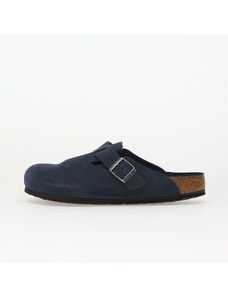 Birkenstock Boston Soft Footbed Suede Leather New Navy Tonal FB