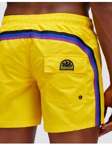 JP 1880 Jay-pi-Costume da Bagno a Pantaloncino, con Elastico in Vita, a Righe Bermuda, Blu Notte Opaco, 7XL Uomo