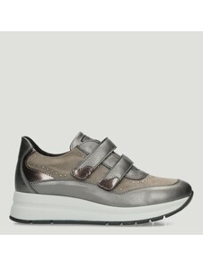GRUNLAND SACE SC6156 Sneakers Donna – Grigio Antracite, Lacci Elastici, Tomaia In Tessuto, Suola Gomma Leggera - 2