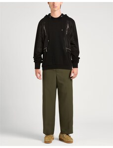 Felpa da uomo con cappuccio e zip intera, color arcobaleno pastello