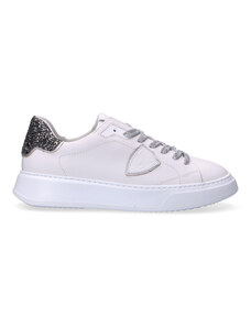 Philippe Model Sneakers Temple Donna Bianco-Fucsia - Made In Italy, Taglia 40 EU