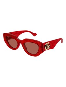 Occhiali da sole polarizzati da donna – Occhiali da sole alla moda – HZ Series Chic Donna Designer Occhiali da sole, Rosso fuoco, Medium