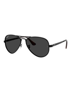 Ray - Ban Unisex Ray - Ban RB3925 AVIATOR MAX 002/48 Occhiali da sole Metallo Nero Grigio Pilot Polarizzata