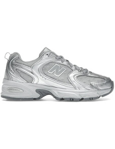 New Balance 530 Silver Metallic Raincloud Polka Dots